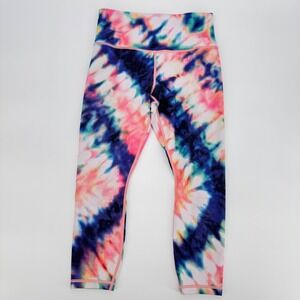 Athleta Elation Tie Dye 7/8 Tights Leggings Small Petite High Rise